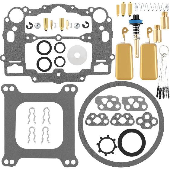 Carburetor Rebuild Repair Kit Compatible with Edelbrock 1400 1404 1405 1406 1407 1409 1411 1477 Automotive 500 600 650 700 750 800 CFM Weber Marine