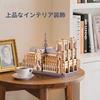 Rolife 3D Holzpuzzle, Modell der Kathedrale Notre-Dame, Bemalbares Architekturmodell, Innendekoration, Atmosphäre, Eingangsbereich, Bastelset, DIY-Montage