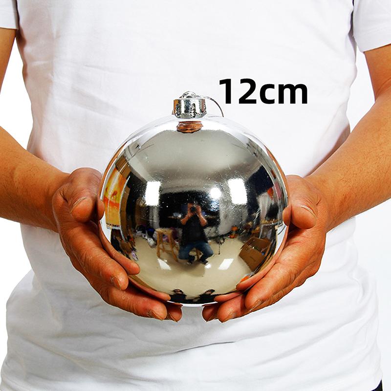 1 Stück 12/15/20CM Weihnachtsdekoration Kugel Weihnachtsbaumschmuck Hängende Glänzende Kugeln Für Zuhause Bar Party Hochzeit Weihnachten Deko
