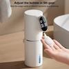 Automatic LED Display 320ML Touchless Hand Soap Dispenser 5 Adjustable Levels Rechargeable Soap Device Time Temperature Display