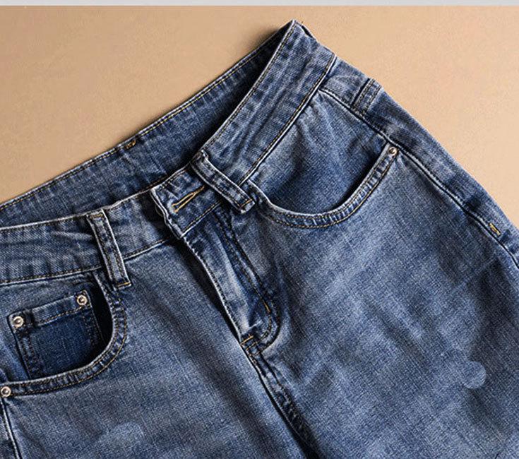 Petite Women's Summer Loose Harem Cropped Jeans 2024 - Korean Slimming Thin Style Pencil Pants
