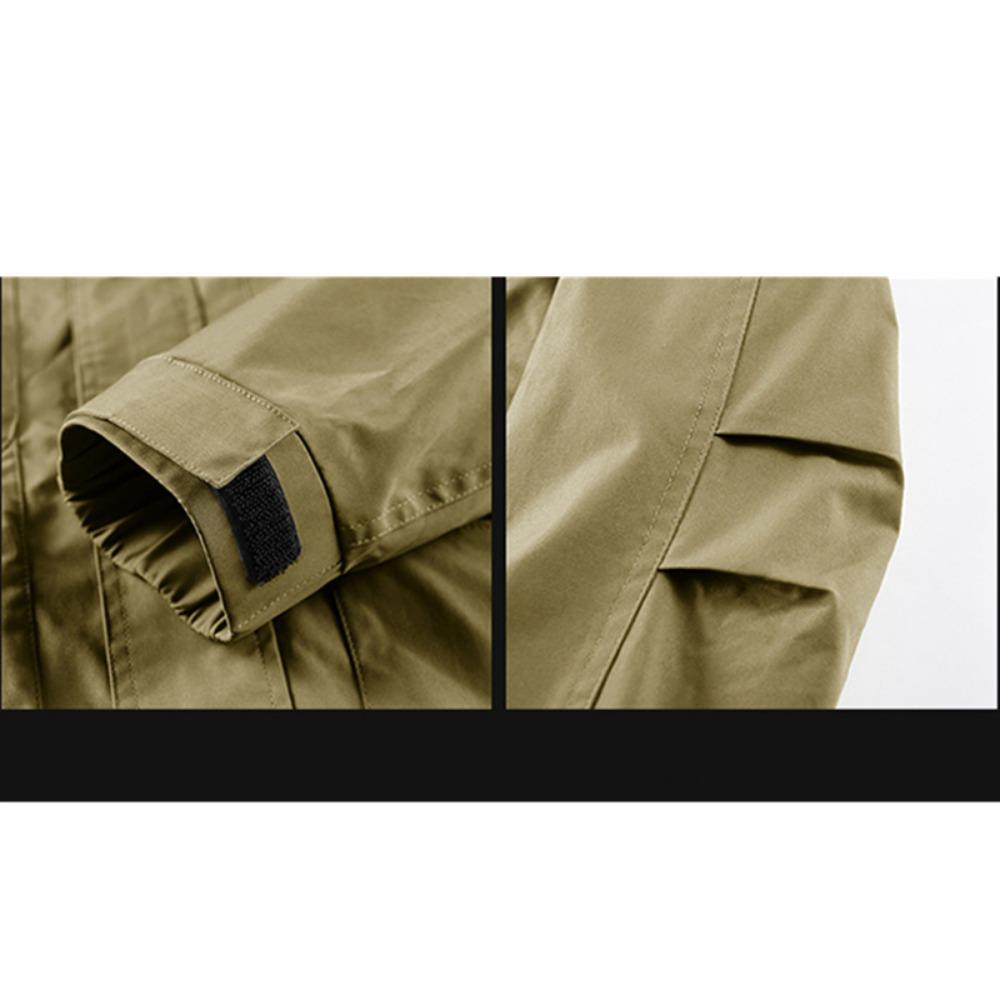 Winter Multiple Pockets Man Coats Loose Leisure Solid Windproof Tops New Man Coat Autumn Coats Man