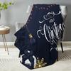 1PC Merry Christmas Blankets Flannel Fleece Blanket Lightweight Cozy Throw Blanket For Couch Sofa Camping Adults Kids Home Decor