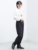 BEAMS HEART Denim Tapered Size Black Women's Pants, M,