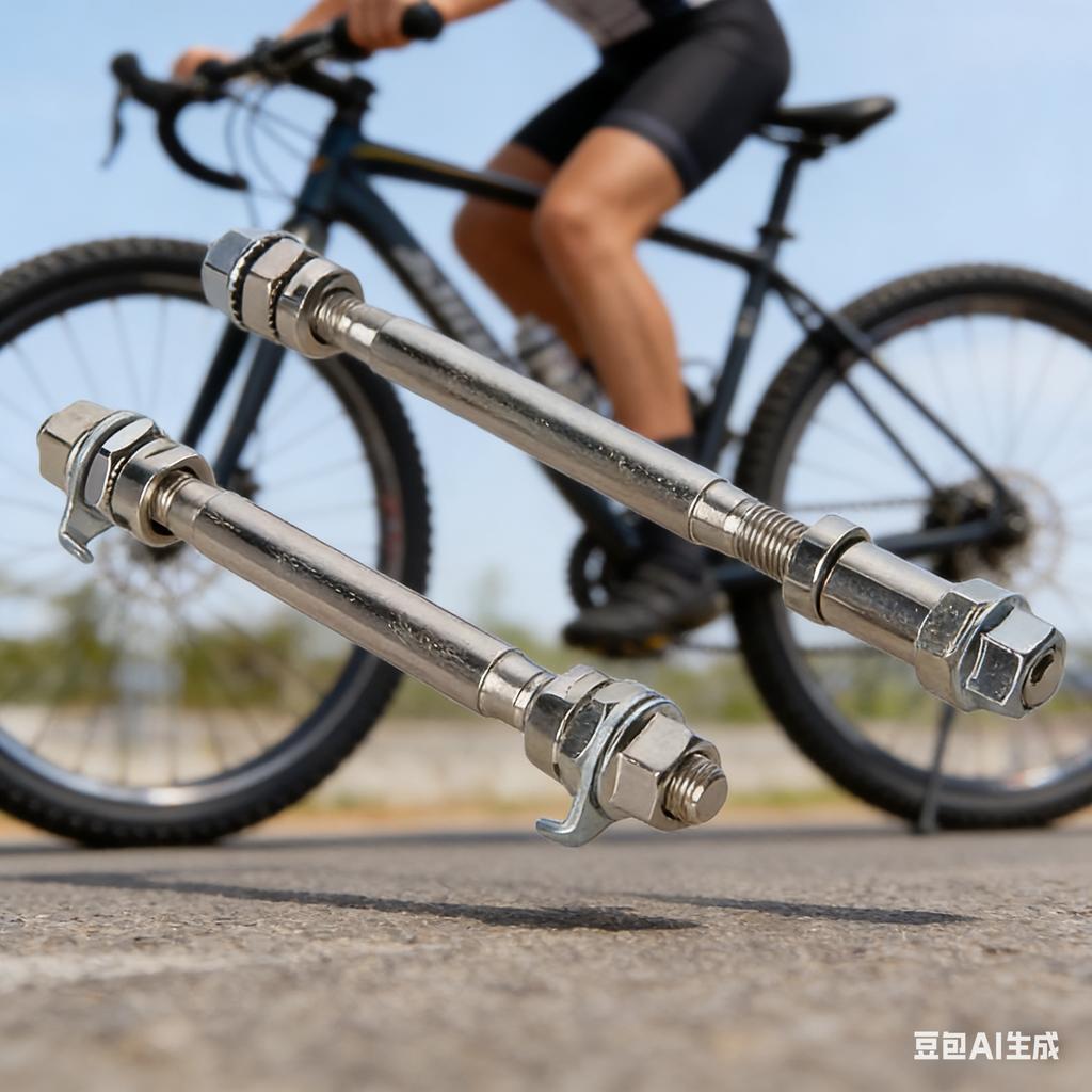 Bicycle/Mountain Bike Bearing Hubs with Solid Front and Rear Axles — Constructed from Stainless Steel (Bicycle Accessories)