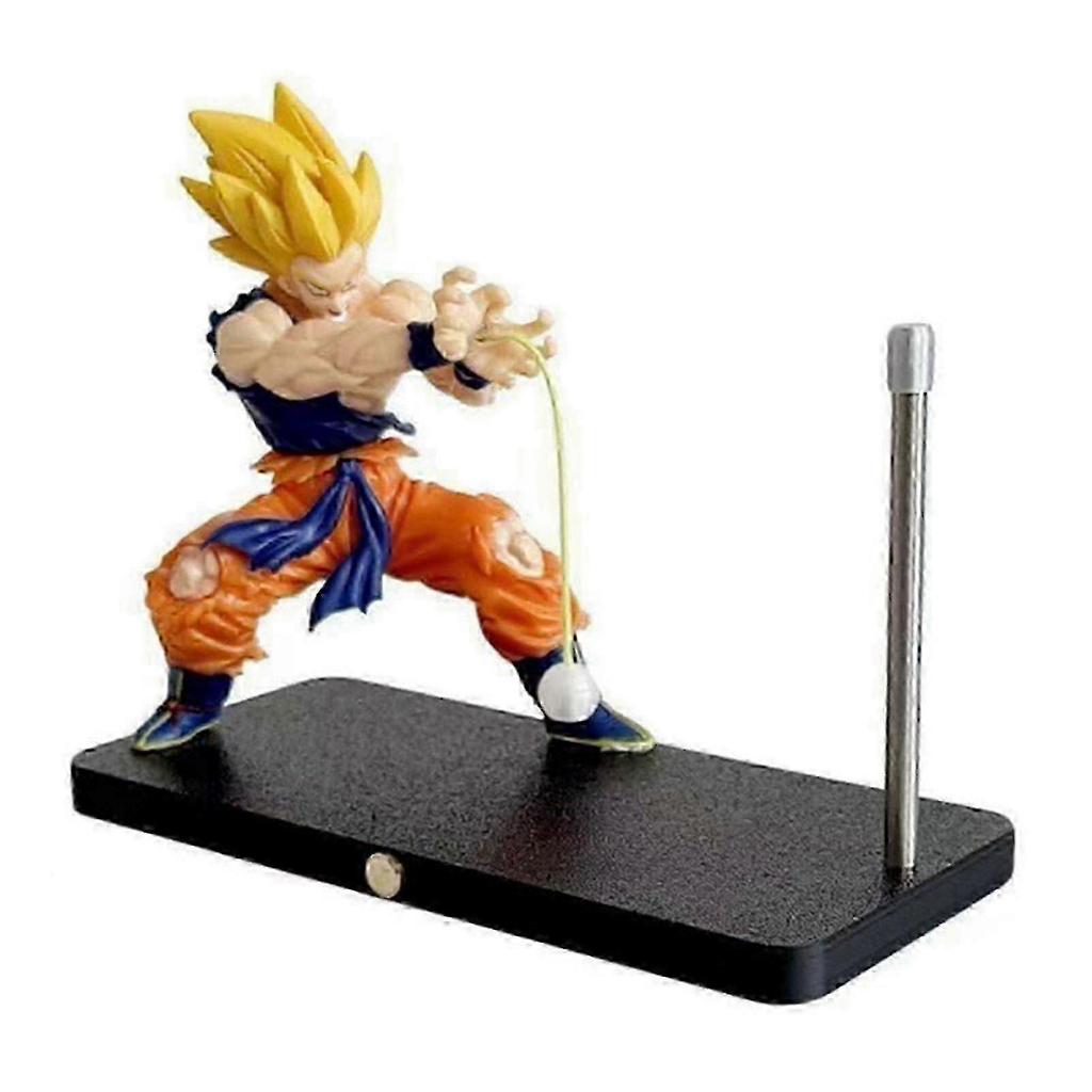 Goku Kamehameha Wave Floating Magnetic Night Light – Dragon Ball Shockwave Desk Figurine, LED Light