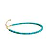 The green of spring Fine imitation turquoise bracelet Ancient-style vintage jewelry k Gold fresh green niche bracelet for women