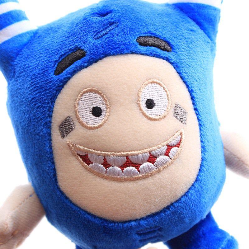 Oddbods 18cm Plush Soft Cuddly Toy Newt Bubbles Pogo Zee Jeff Fuse Slick Plush