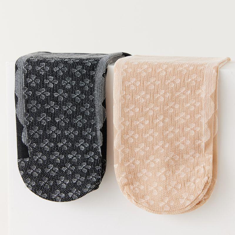 Women's Summer Thin Breathable Invisible Anti Hook Wire Wear Non Slip Tube Silk Socks