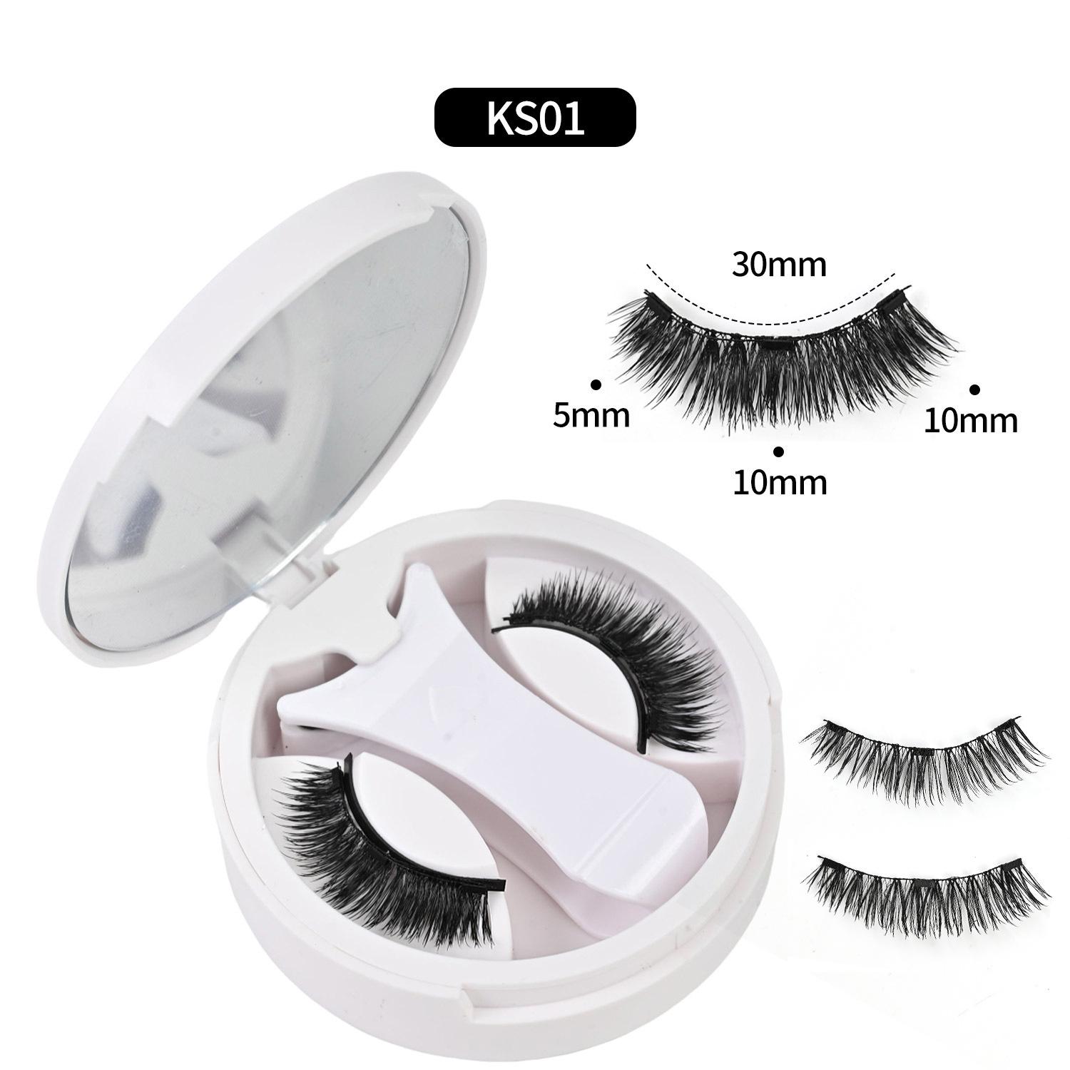 

1 шт. Магнитный набор накладных ресниц с клипсой, цельный многоразовый