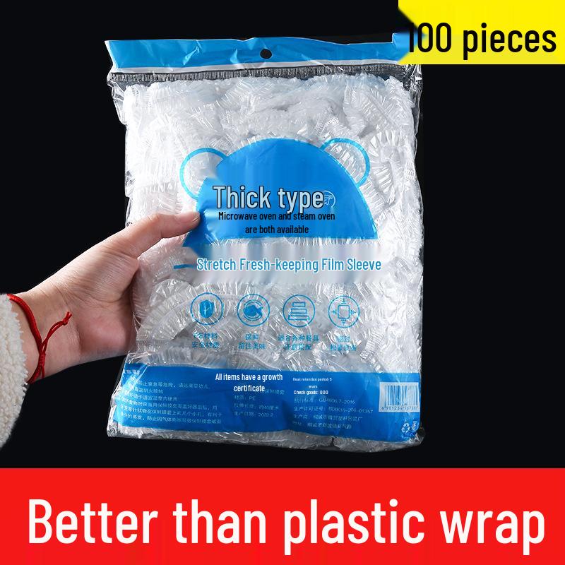 Food-Grade Disposable Cling Film Fresh-Keeping Bowl Lid Cover