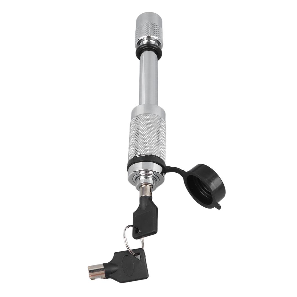 Tow Hitch Receiver Lock White Car Trailer Off Road Vehicle Truck Hitch Pin Key Lock