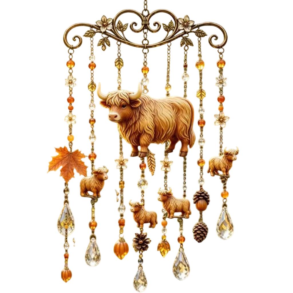 Fall Animal Outdoor Garden Hanging Decor with Cute Creatures for Seasonal Display