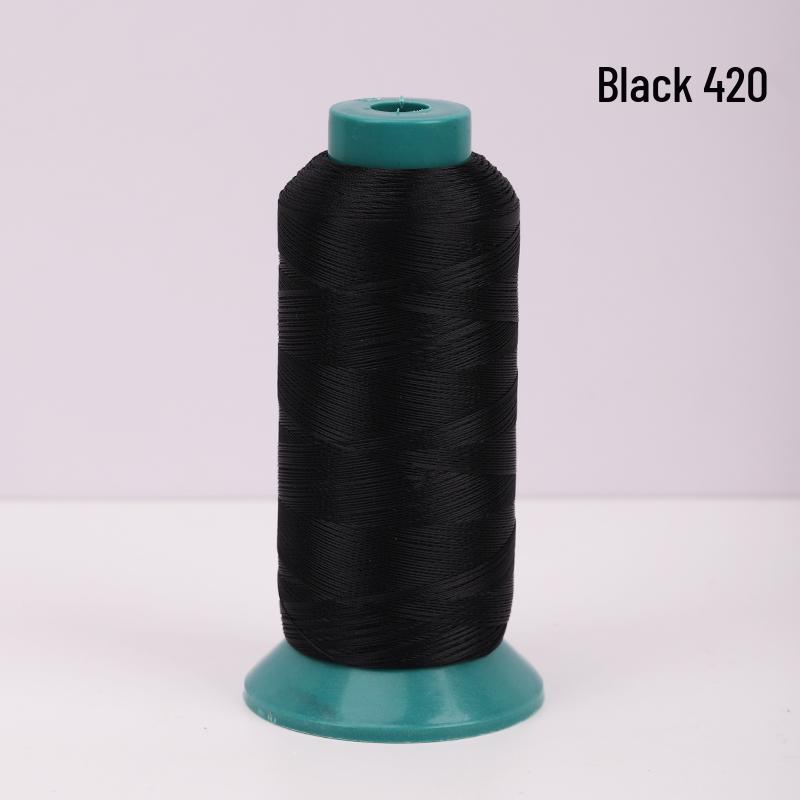 Sewing Machine Leather Thread: 210D/3 Ply High-Strength Mercersized Nylon for Handcrafts, Sofas, and Thick Fabrics