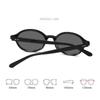 Retro Korean Oval Small Frame Photochromic Myopia Eyewear New Elliptical Myopia Glasses Anti Blue Light Color Changing Glasses