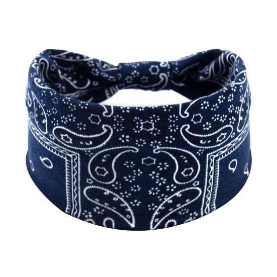 Large Bandeau Bohème Respirant Extensible Yoga Entraînement Cheveux Noués Femmes Africaines Filles Enveloppement de Tête Accessoires pour Cheveux