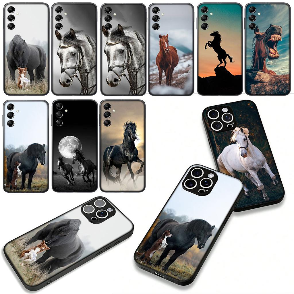 Phone Cover Running Wild Horse Cool Casing for Apple iPhone 17 16 11 Pro XS Max XR 6 7 8 Plus + 16E SE 2020 Air 5 8+ Case
