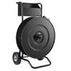 Banding Strapping Cart, Fit for PET / PP / Steel Strapping Coils with 20.3/40.6 Cm Core Size, Heavy Duty Strapping Dispenser Equipped with Upgrade