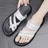 Cool Slippers Men's Beach Shoes Casual Driving Two Wear Pinch Feet Youth Sports Sandals