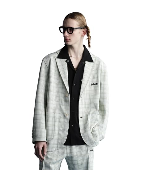 

Пиджак Schott NYC из узорного трикотажа на двух пуговицах, мужской XL, 782-3152013, Молочно-белый