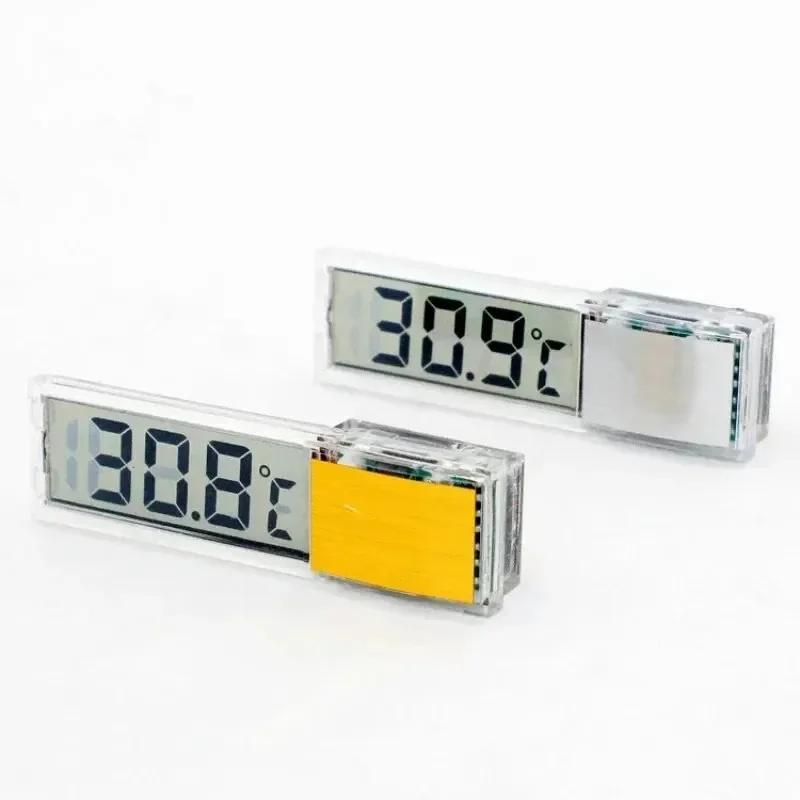 1 Stück Aquarium Thermometer Elektronisch LCD Digital Fischbecken Temperaturmessung Fischbecken Temperaturmesser Aquarienzubehör