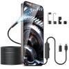 Endoszkóp Kamera Kompatibilis 1920P 2MP 8 LED Lámpával IP67 Vízálló 5M Csőkamera Csővizsgálat Fiberoszkóp iPhone/Android Félmerev
