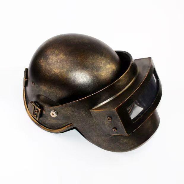 Casca și Mască Pubg pentru Copii Pentru Cosplay și Joacă în Aer Liber cu Material Rășină Pentru Crăciun Halloween Copper Children black