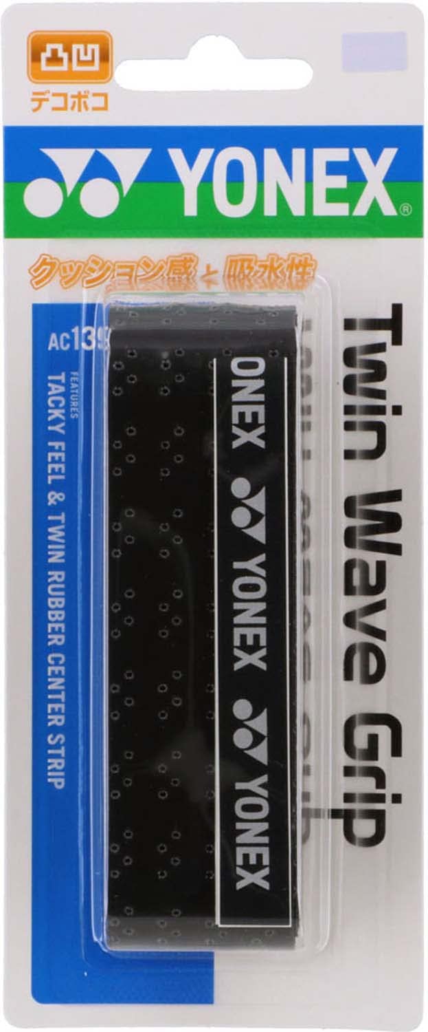 Yonex Twin Wave Grip AC139 007 Tennis Grip Black Tape