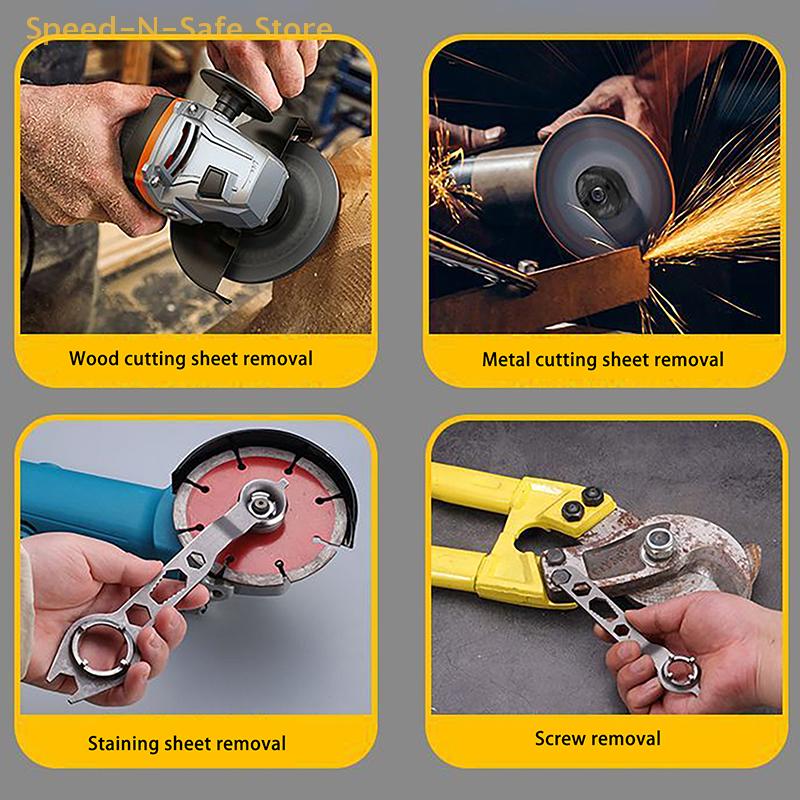Universal 4 Claw Double Ended Grinder Wrench - Perfect Machine Disassembly Tool