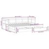 VidaXL Lit de jour et lit gigogne et tiroirs 90x200 cm bois pin massif, canapé-lit, lit d'invité, lit de jour en bois, lit 3302232
