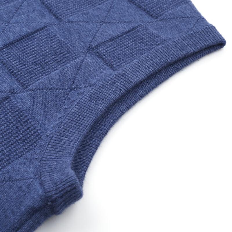 Hengyuanxiang Men's Winter V-Neck Knit Vest