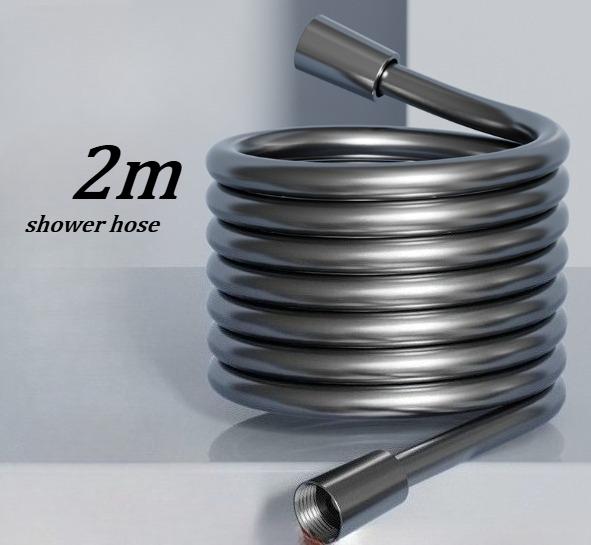 Boosting showerhead with strong pressure, household shower head with one hole and three water outlets