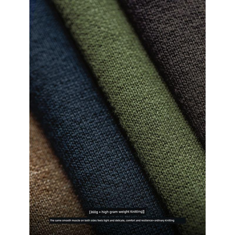 Madden Casual Half Turtleneck Retro Underwear Spring Overalls