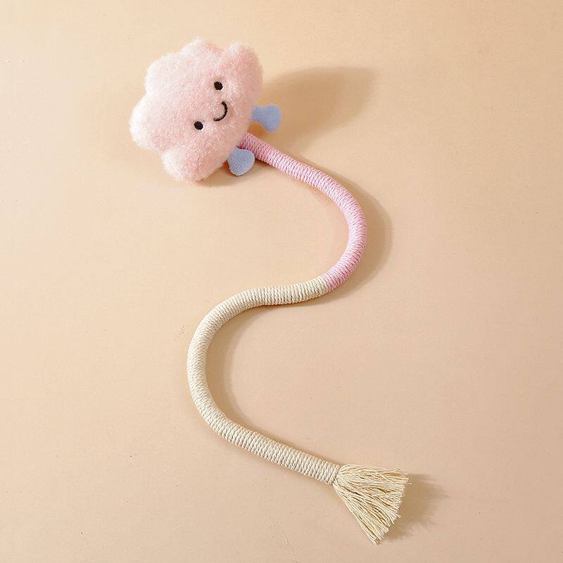 Cat Doll, Biting The Rope To Relax. Rope Toy for Relieving Boredom and Chewing. Cat-shaped Toy with Fruit and Mint Flavor. New Cat Toy.