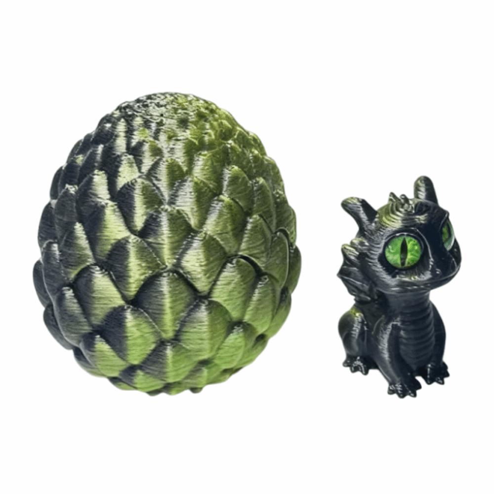 Creative 3D Printed Dragon Egg Mini Artistic Dragon Egg Statue Dragon Figure  Office Ornaments