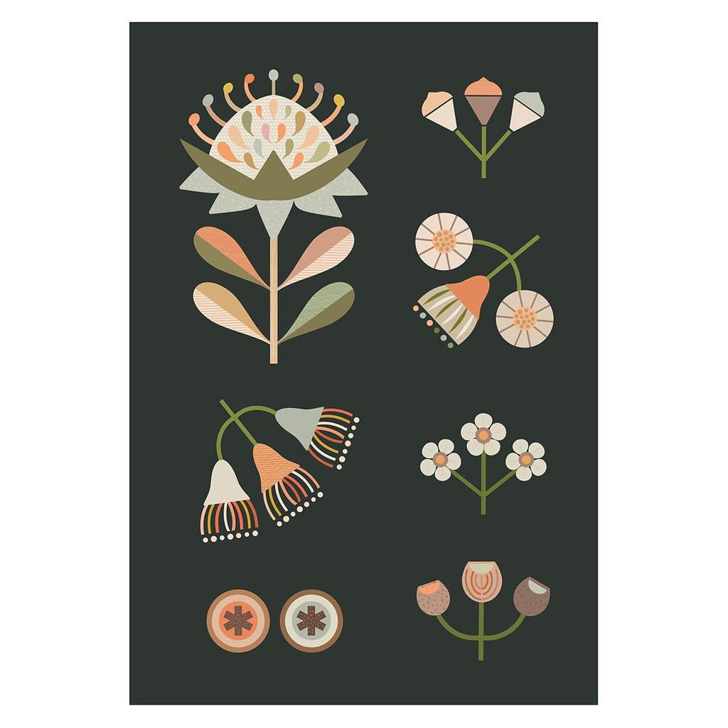 Lyndy Hants Australian Natives I Paper Print