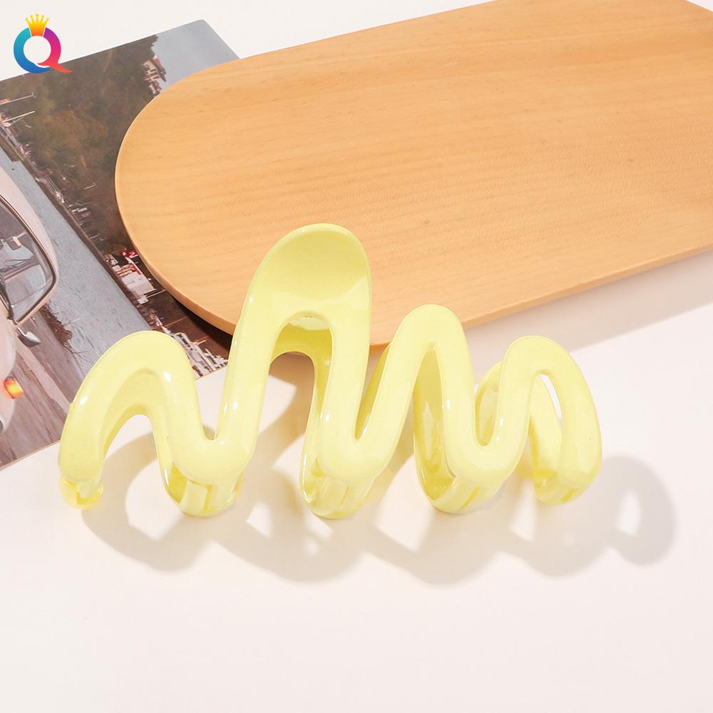 Colorful Grip Wavy Hair Clip Back of Head Clip Hair Clip Updo Shark Clip Hair Accessories