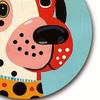 6 Pcs Wood Coasters Funny Cute Cat/Dog Drink Cup Coasters for Coffee Table Bar Kitchen Decor Housewarming Gifts for New Home Couples