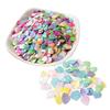 Yaleduo 8mm Mini Gold Shimmer Seashell Sequins - Eye Makeup, Stationery, DIY Jewelry, Epoxy Glitter