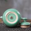 Yi Hu De Elegant Celadon Green Ten-Piece Tea Set