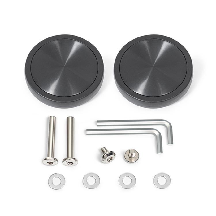 2PCS Plastic Suitcase Replacement Rollers Quiet Wheels Easy Install Assembly Practical Travel Luggage Casters