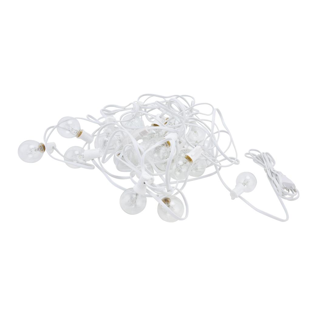 Wodoodporne zewnętrzne lampki sznurkowe z możliwością łączenia wiszące światło na podwórko werandę balkon dekoracja na przyjęcie