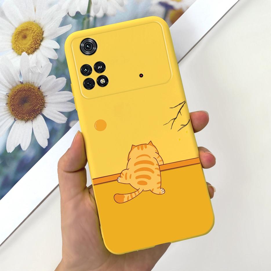 For Xiaomi Poco M4 Pro 4G Case New Fashion Cartoon Cover Soft Silicone Phone Case For Xiaomi Poco M4 Pro PocoM4 5G Fundas Bumper