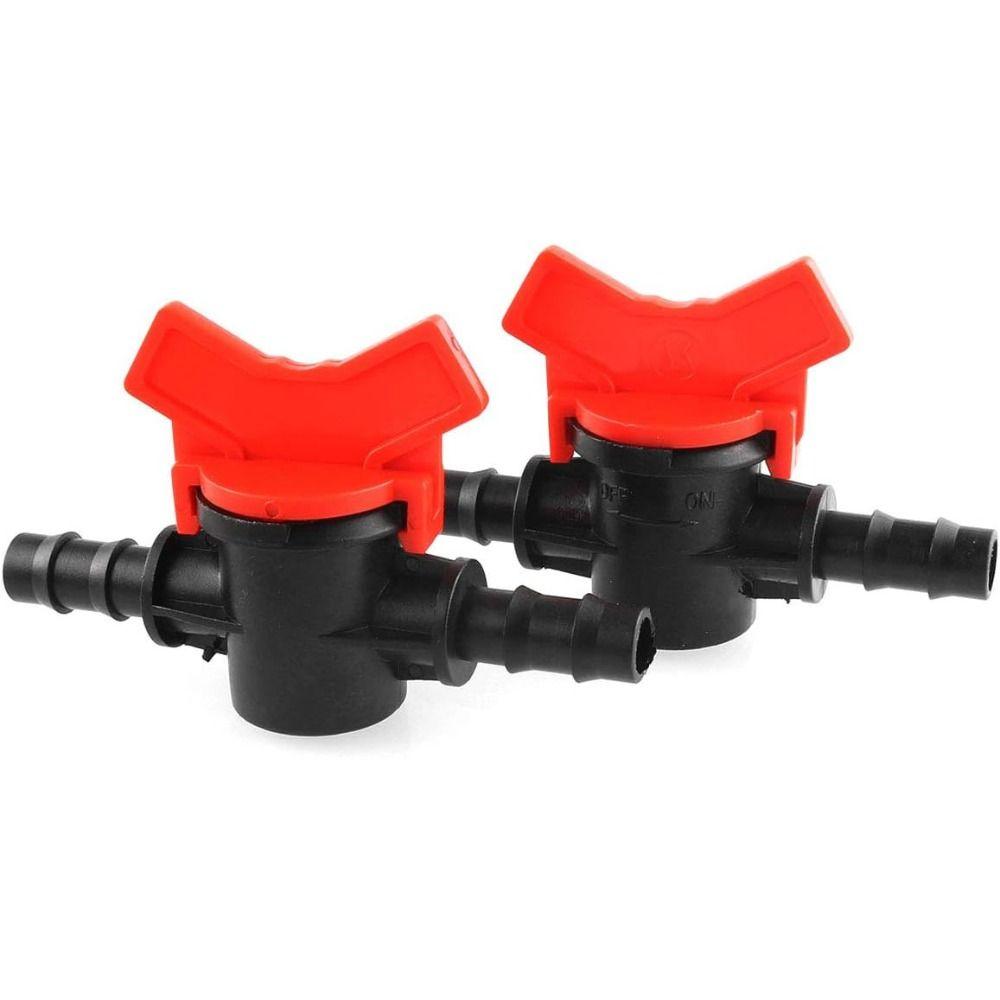 4PCS Plastic in-Line Ball Valve 8mm ID Shut-Off Switch Aquariums Water Valve  Water,Oil,Gas