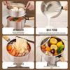 Ningzhao Stainless Steel Wooden Handle Saucepan with Steamer