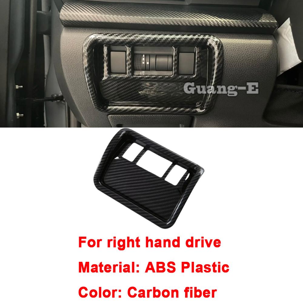 For Subaru Crosstrek XV  2024 2025 Car ABS Shift Knob Armrest Box Cover Light Switch Vent Outlet Frame Trim Body Accessories