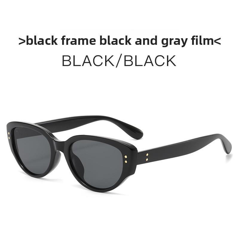 

Black Frame Cat Eye Eyewear With Uv400 And Polarized Options For Summer Travel BlackFrameBlackGray