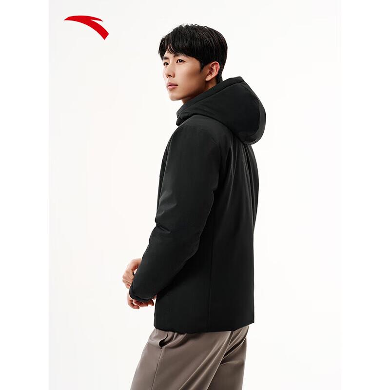 ANTA Men's Training Series Water-Repellent Hooded Down Jacket