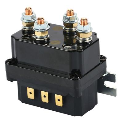 Universal 250A 12 Volt Winch Solenoid Contactor Relay Winch Rocker Switch Thumb for 5000lbs-7000lbs ATV UTV 4WD Winches