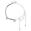 Trend Wedding Party Jewelry Irregular Stone Choker Necklace For Women Elegant Tassels Heart Pendant Necklaces Valentine's Gift